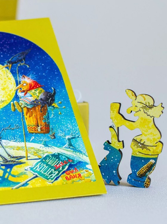 Деревянные пазлы DAVICI «Кощеева дружба» — картинка 6