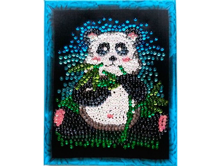 Мозаика из пайеток «Панда»