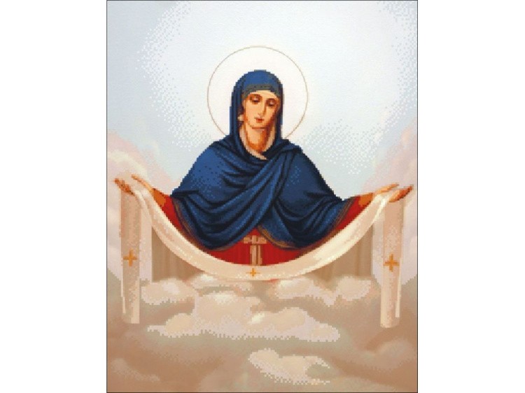 Алмазная вышивка «Покров Пресвятой Богородицы» — картинка 2