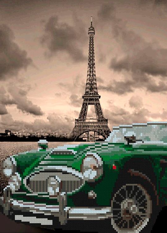 Алмазная вышивка «Ретро Париж» — картинка 2