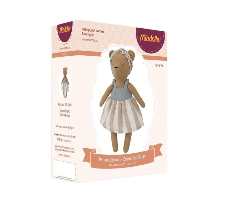 Набор для шитья «Мишка Дорис» — картинка 4