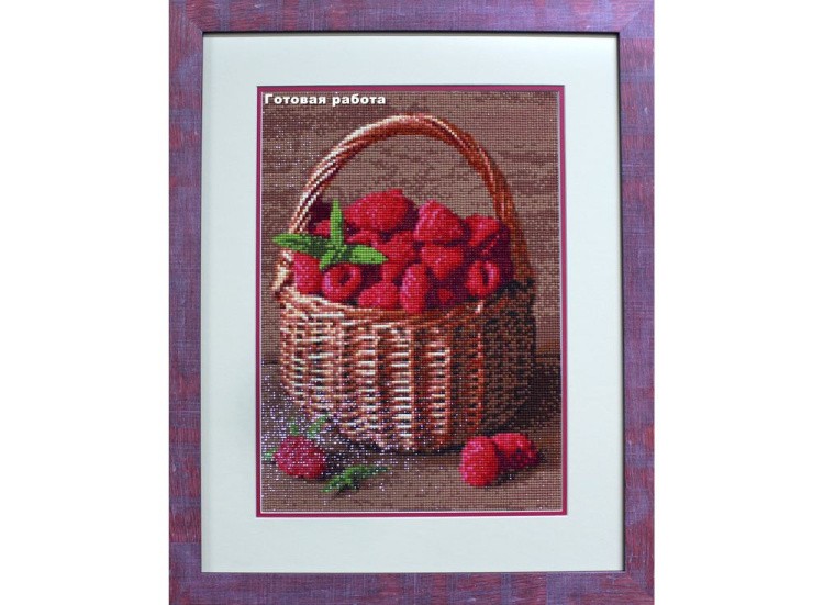 Алмазная вышивка «Малиновое лукошко» — картинка 2
