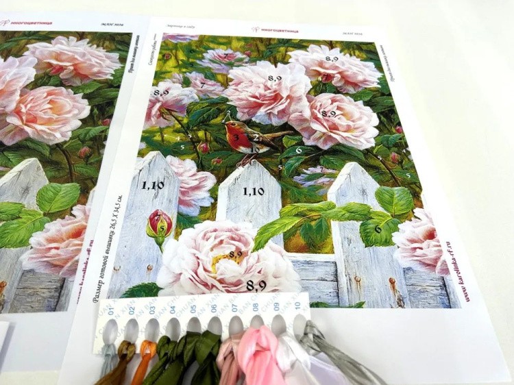 Набор для вышивания «Зарянка в саду» — картинка 10