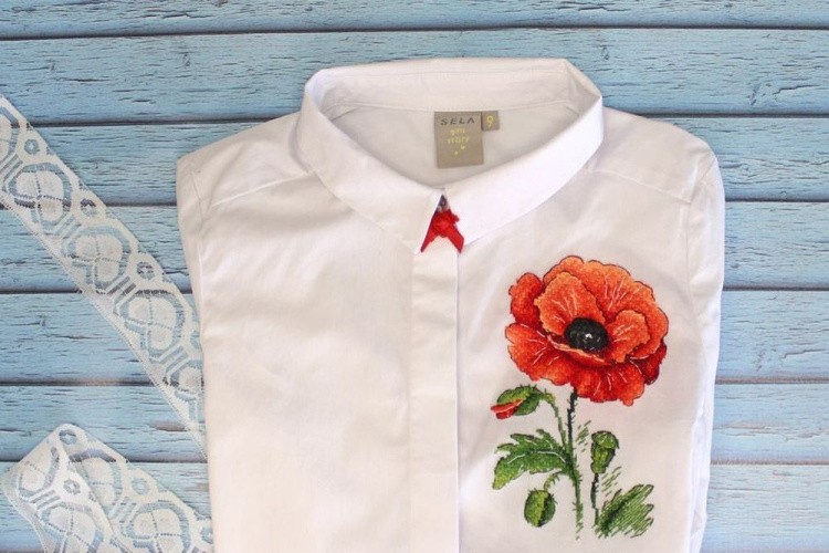 Набор для вышивания «Красный мак» — картинка 3