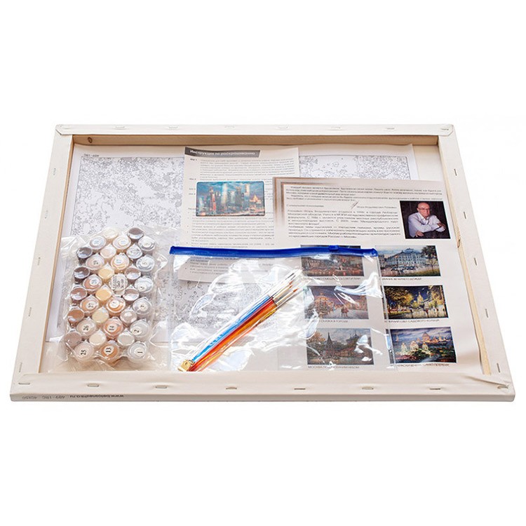 Картина по номерам «Снег на Волхонке» — картинка 3