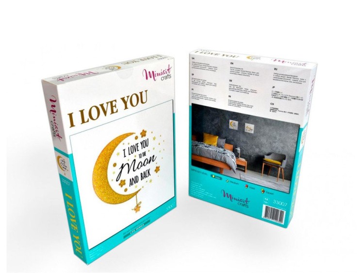 Набор вышивки бисером «Люблю Тебя до Луны» — картинка 5