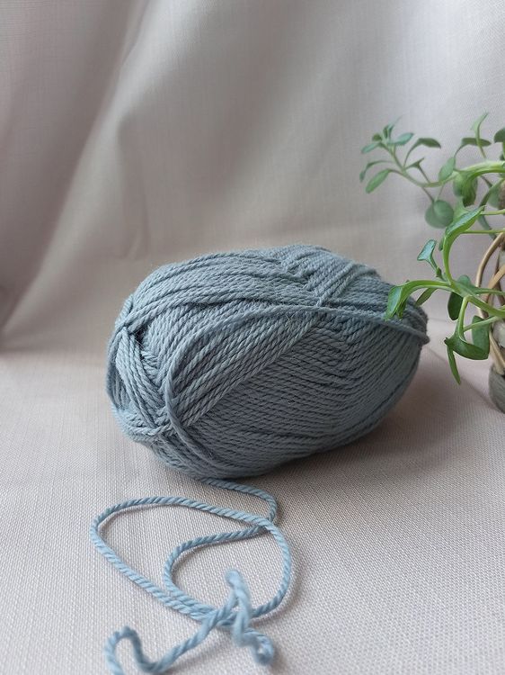 Пряжа Камтекс Аргентинская шерсть (168), светло-серый, 5 шт. по 100 г — картинка 3