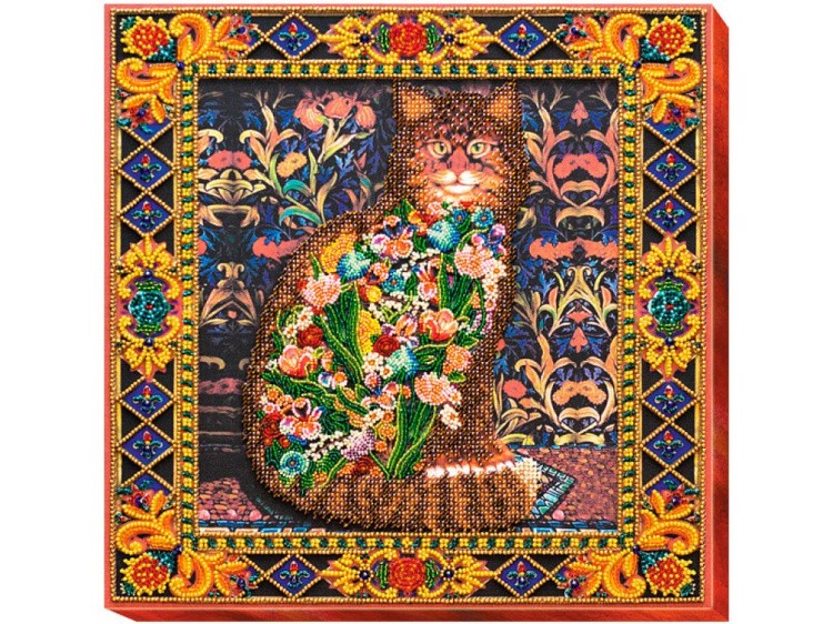 Набор вышивки бисером «Сказка про кота»