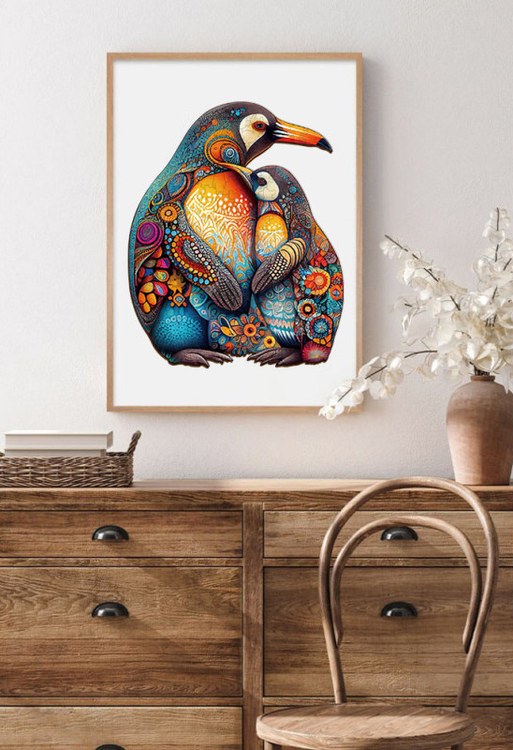 Деревянные пазлы «Семья Пингвинов L», Woodbests — картинка 8