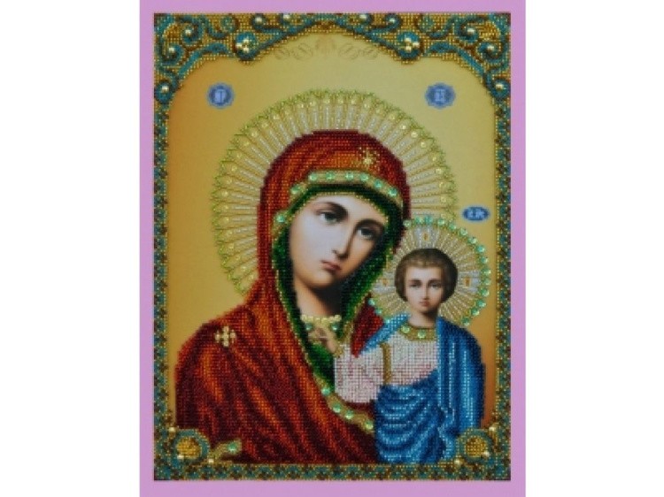 Набор для вышивания бисером «Казанская Икона Божией Матери»