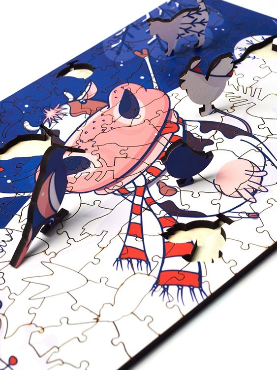 Деревянные пазлы Артвентура «Повеселимся! Mу...» — картинка 2