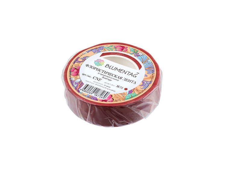 Флористическая лента CNF цвет: 31 красный 27.4 м, Blumentag — картинка 2