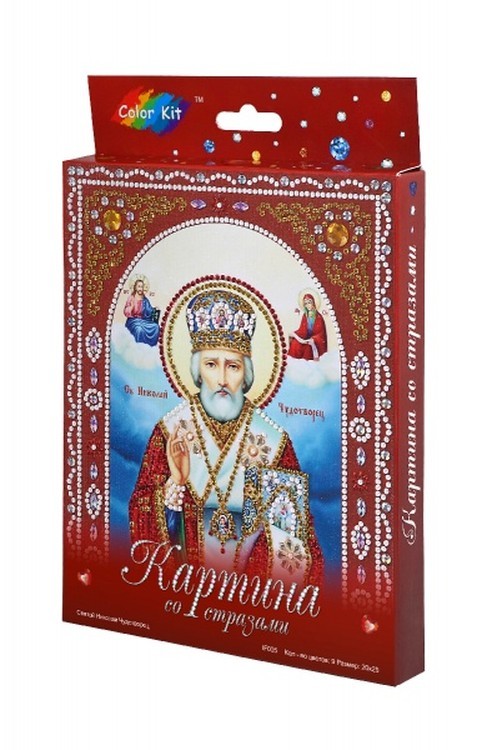 Алмазная вышивка 5D «Святой Николай Чудотворец» — картинка 3