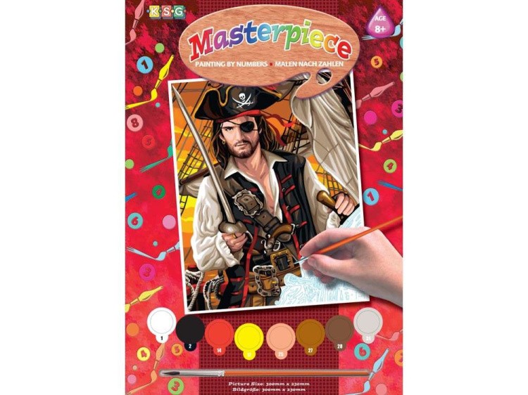 Картина по номерам «Пират» — картинка 2