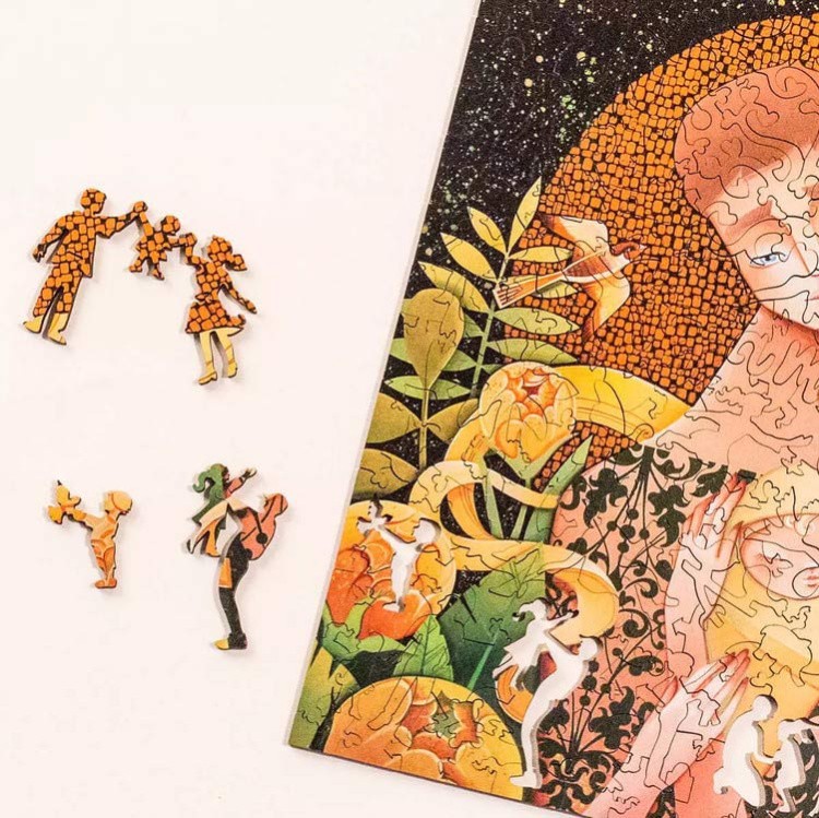 Деревянные пазлы DAVICI «Золотое солнце» — картинка 11