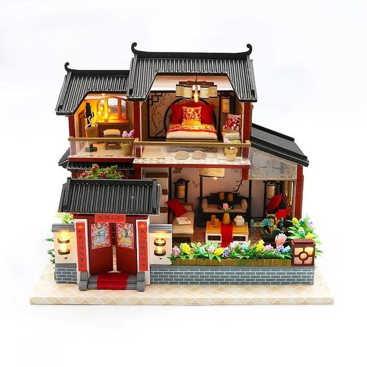 Набор для создания миниатюры (румбокс) «Дом в китайском стиле»