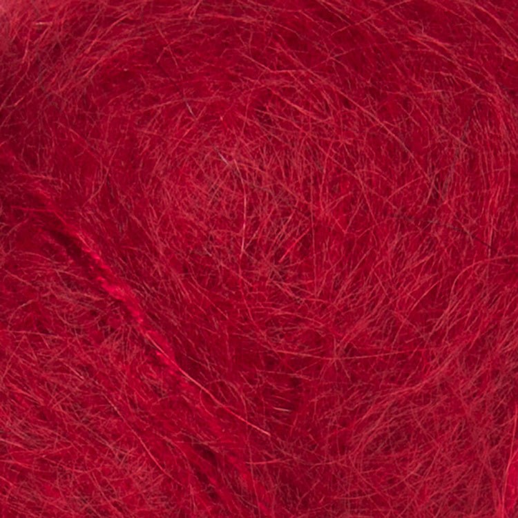 Пряжа YarnArt Mohair trendy (Мохер тренди) (141), красный, 5 шт. по 100 г — картинка 2