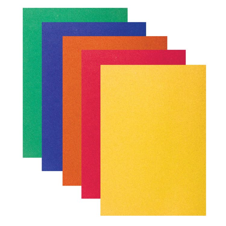 Цветная бумага А5, бархатная самоклеящаяся, 5 листов, 5 цветов, ЮНЛАНДИЯ — картинка 2