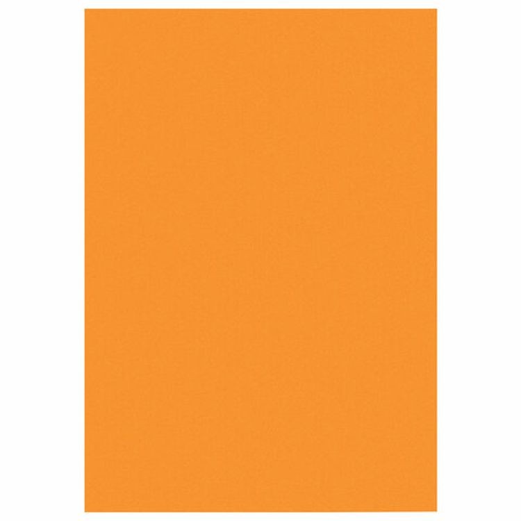 Фоамиран, 50х70 см, цвет: оранжевый