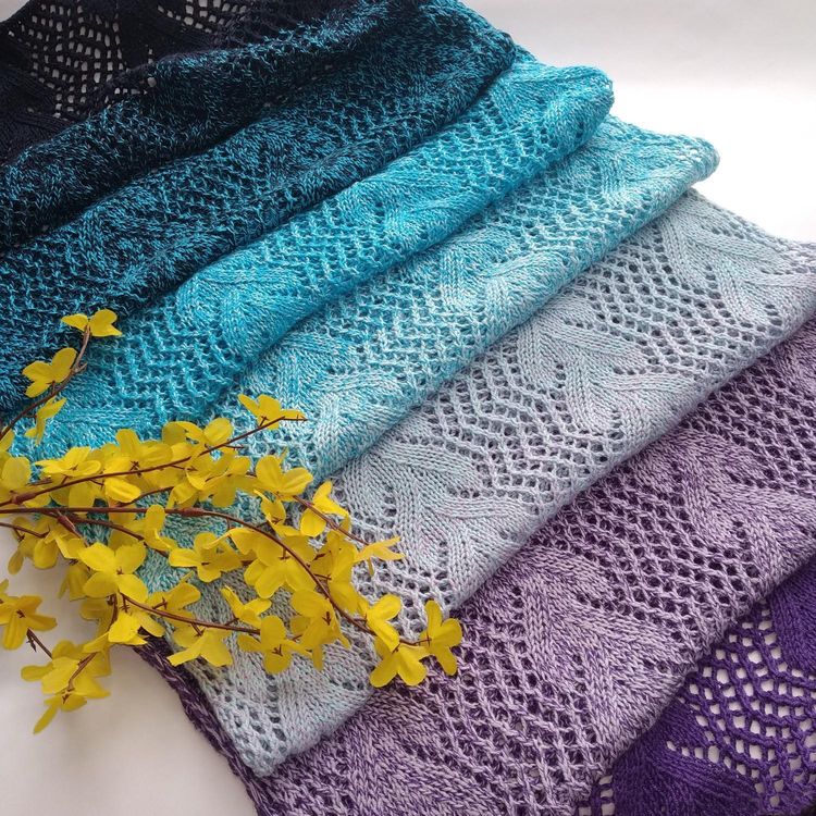 Пряжа YarnArt Flowers (256), мультиколор, 5 шт. по 250 г — картинка 3
