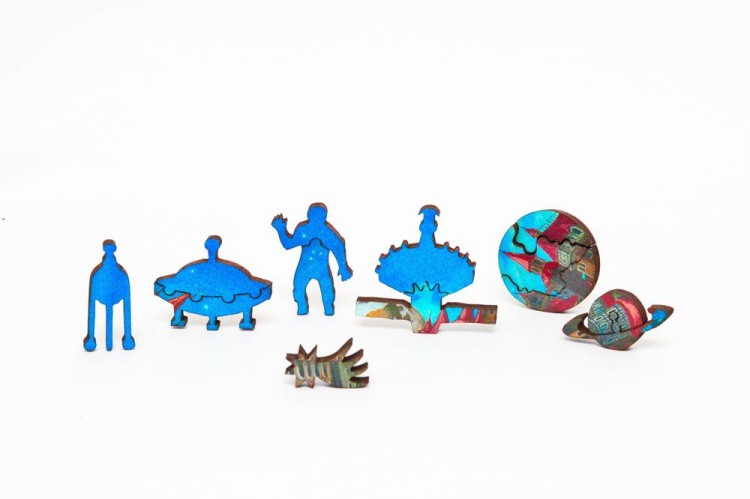 Деревянные пазлы DAVICI «Стивен Хокинг» — картинка 5