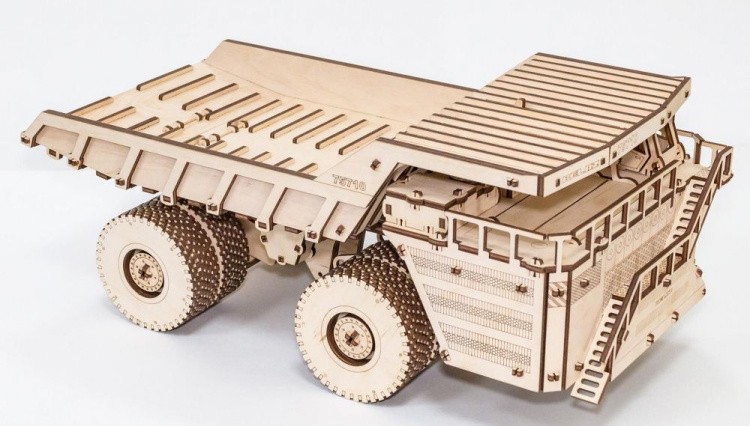 Конструктор из дерева «BELAZ 75710», Eco Wood Art — картинка 5