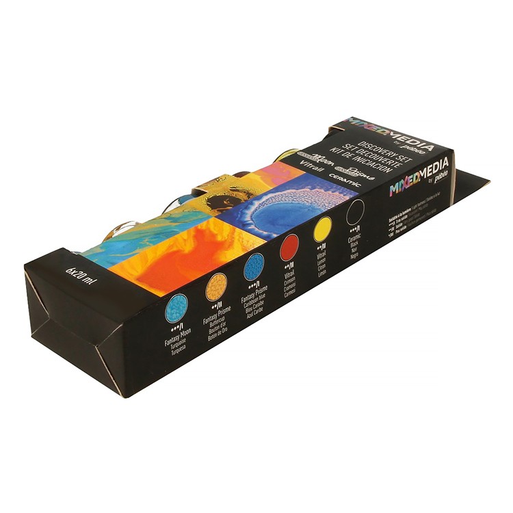 Набор красок для техники Mixed Media, 6 шт. — картинка 2