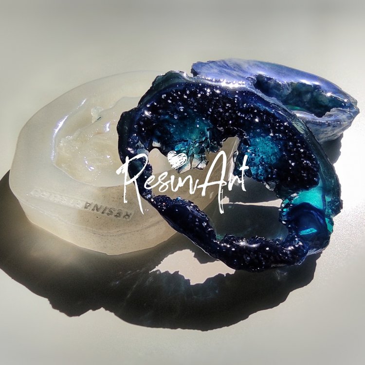 Жеода №4 - Силиконовый молд, ResinArt — картинка 2