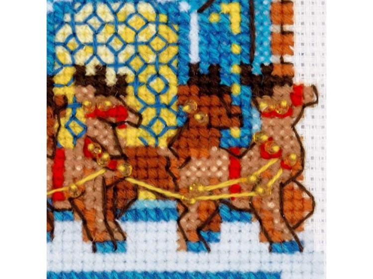 Набор для вышивания «Домик с санями» — картинка 4