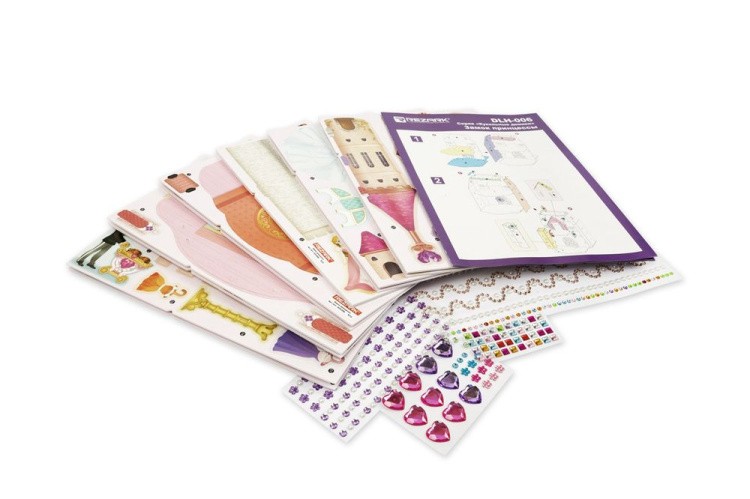 Сборная модель Замок принцессы, 95 элементов, REZARK — картинка 3