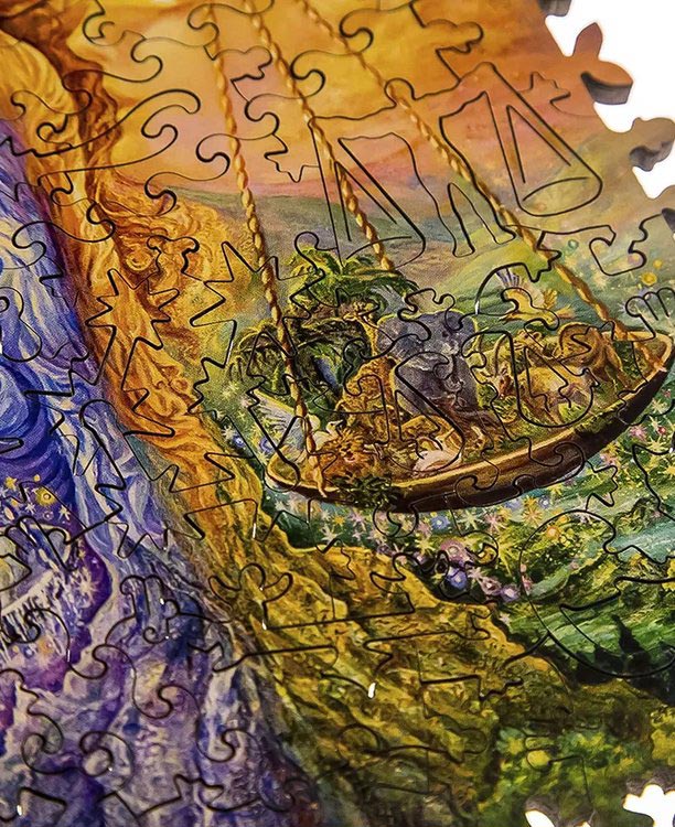 Деревянные пазлы DAVICI «Знак зодиака. Весы» — картинка 6