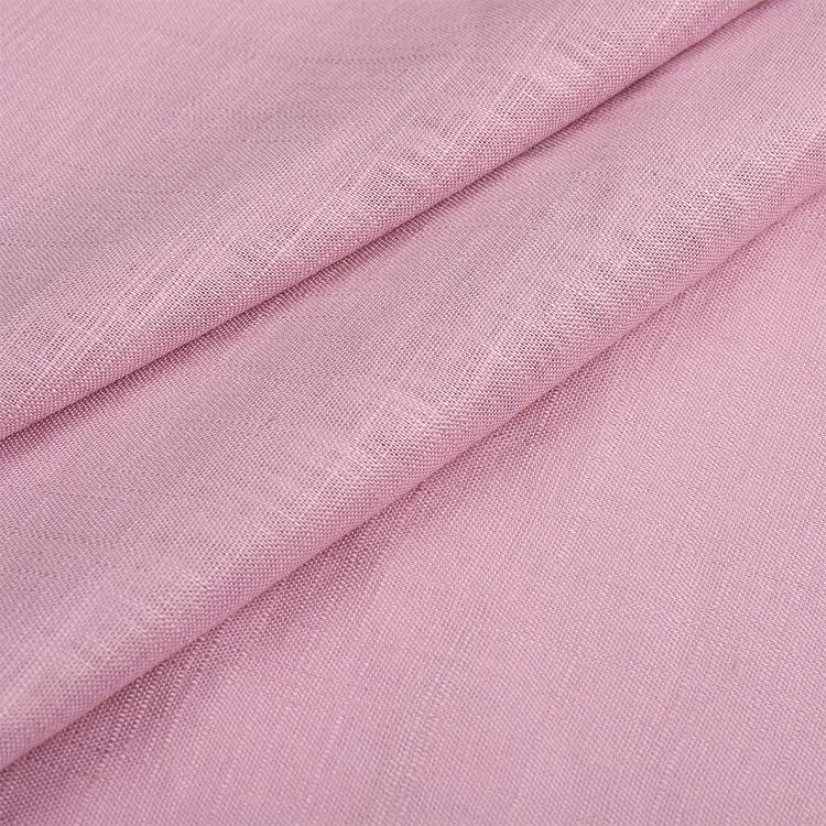 Ткань льняная, 10 м x 140 см, 190 г/м², цвет: пыльная роза, TBY — картинка 3