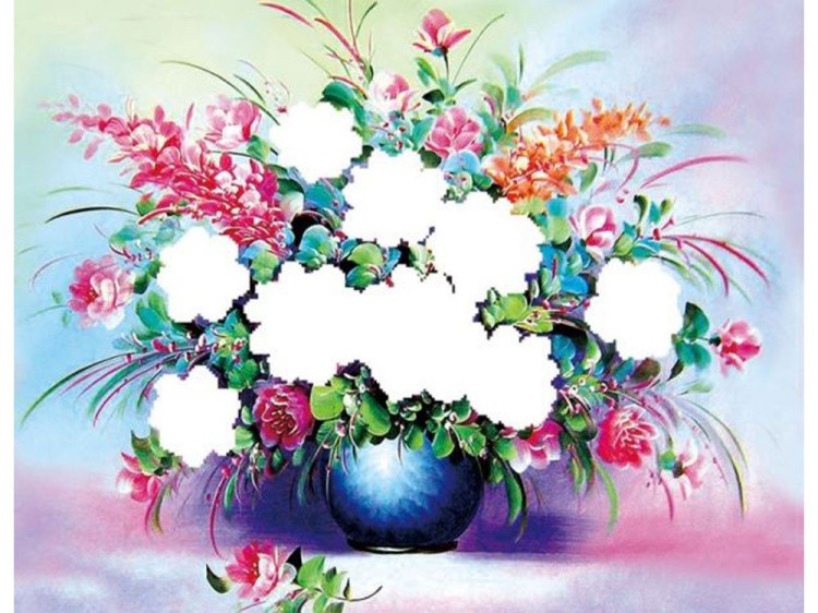 Алмазная вышивка «Летний букет» — картинка 2