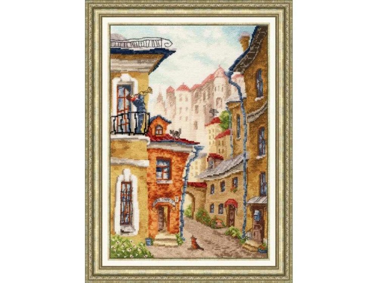 Набор для вышивания «Утро в нашем городке» — картинка 2