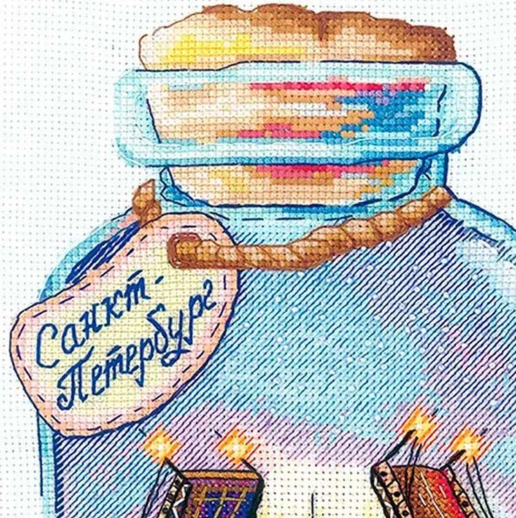 Набор для вышивания «Города в банках. Питер» — картинка 2