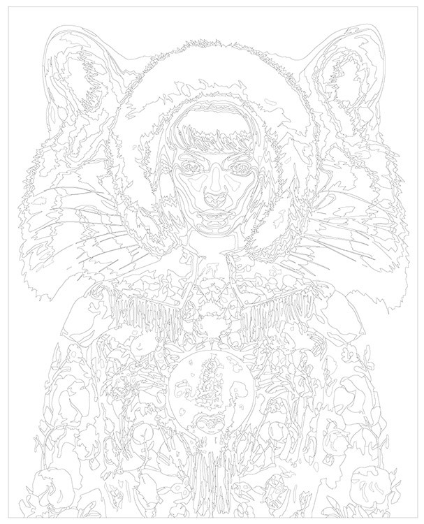 Картина по номерам «Девушка в национальном костюме» — картинка 3