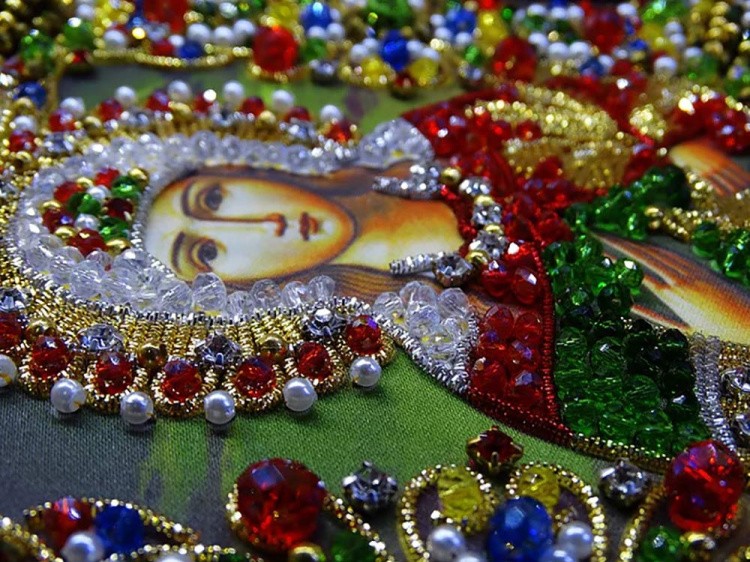 Набор вышивки хрустальными камнями «Святая Фотиния (Светлана)» — картинка 5