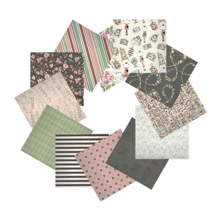 Набор бумаги для скрапбукинга «Ночные фиалки» 30,5x30,5 см — картинка 3