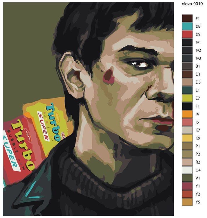 Картина по номерам «Слово пацана Кровь на асфальте: Турбо» — картинка 2