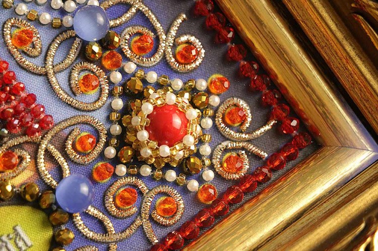 Вышивка Образа в каменьях «Неупиваемая чаша» — картинка 4