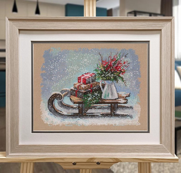 Набор для вышивания «Рождественские сани» — картинка 2