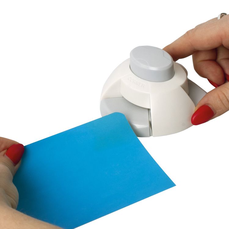 Доска для биговки малая 16х21,5 см и дырокол угла, Остров Сокровищ — картинка 5