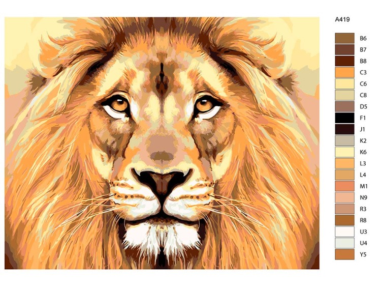 Картина по номерам «Царственный» — картинка 2