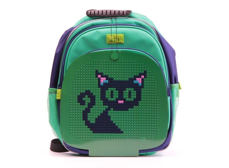 Рюкзак 4ALL Kids с битами, зелено-синий — картинка 5