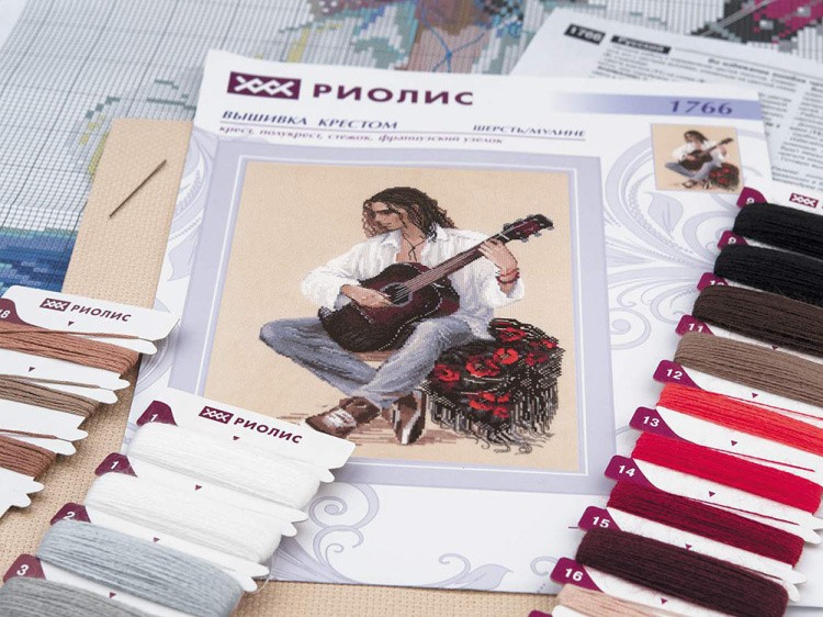 Набор для вышивания «Гитарист» — картинка 3