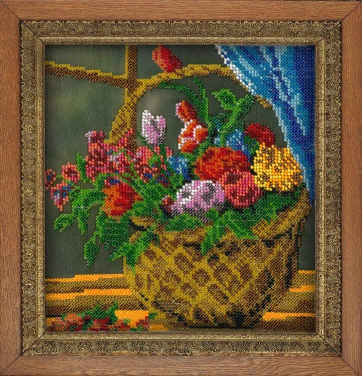 Набор для вышивания «Букет в корзине» — картинка 2