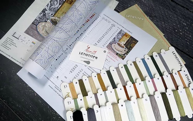 Набор для вышивания крестом «Lion Coffee C» — картинка 5