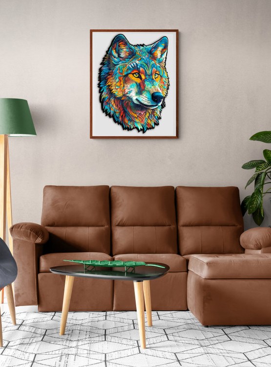 Деревянные пазлы «Бесстрашный Волк M», Woodbests — картинка 8