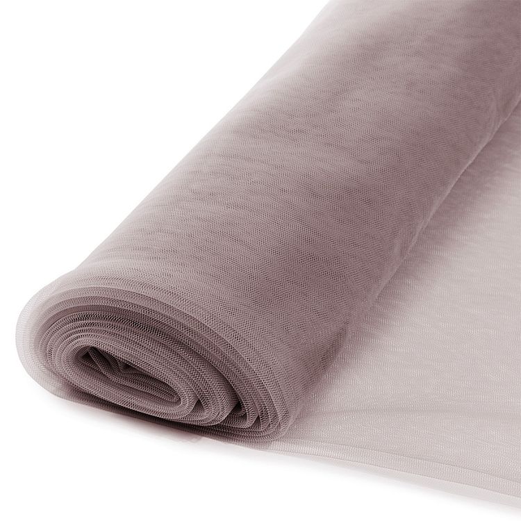 Еврофатин мягкий матовый Hayal Tulle, 5 м, ширина 300 см, 100% полиэстер цвет: лилово-бежевый, Hayal — картинка 4