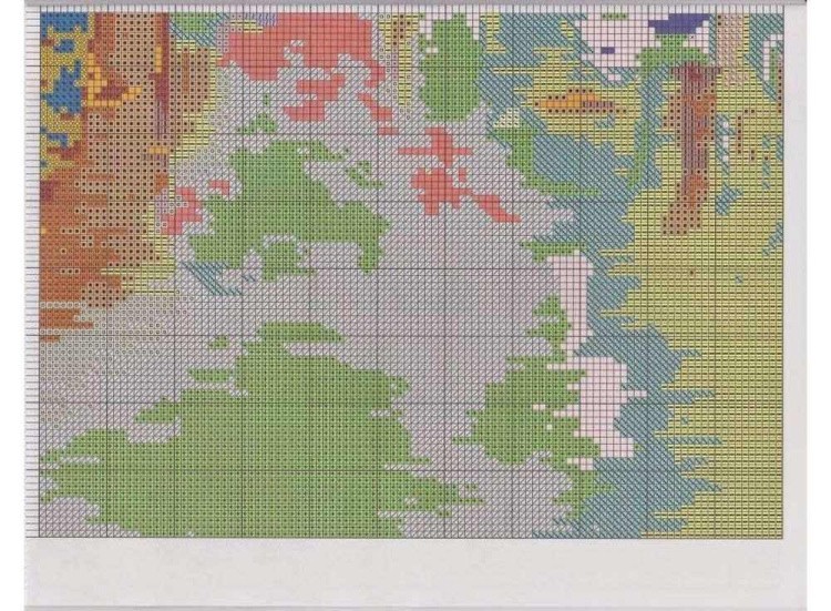 Набор для вышивания «Амстердам. Канал Аудезейтс Форбургвал» — картинка 9